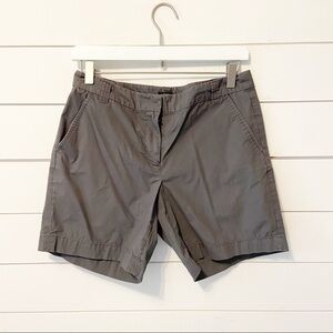 J.Crew | Gray Cotton Shorts Size 4